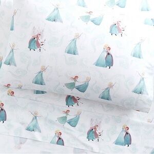 Pottery Barn Kids Disney Frozen Themed Bedding Twin Sheet Set